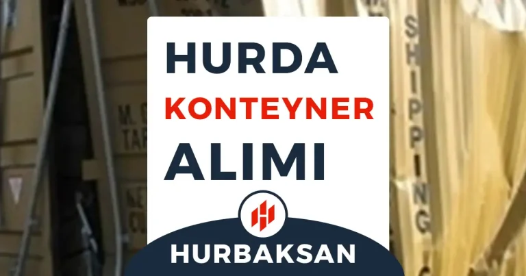 konteyner hurdası alımı